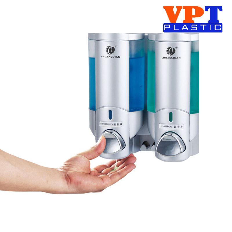 Bình đựng xà phòng lỏng 3 ngăn 200ml, 3 trong 1