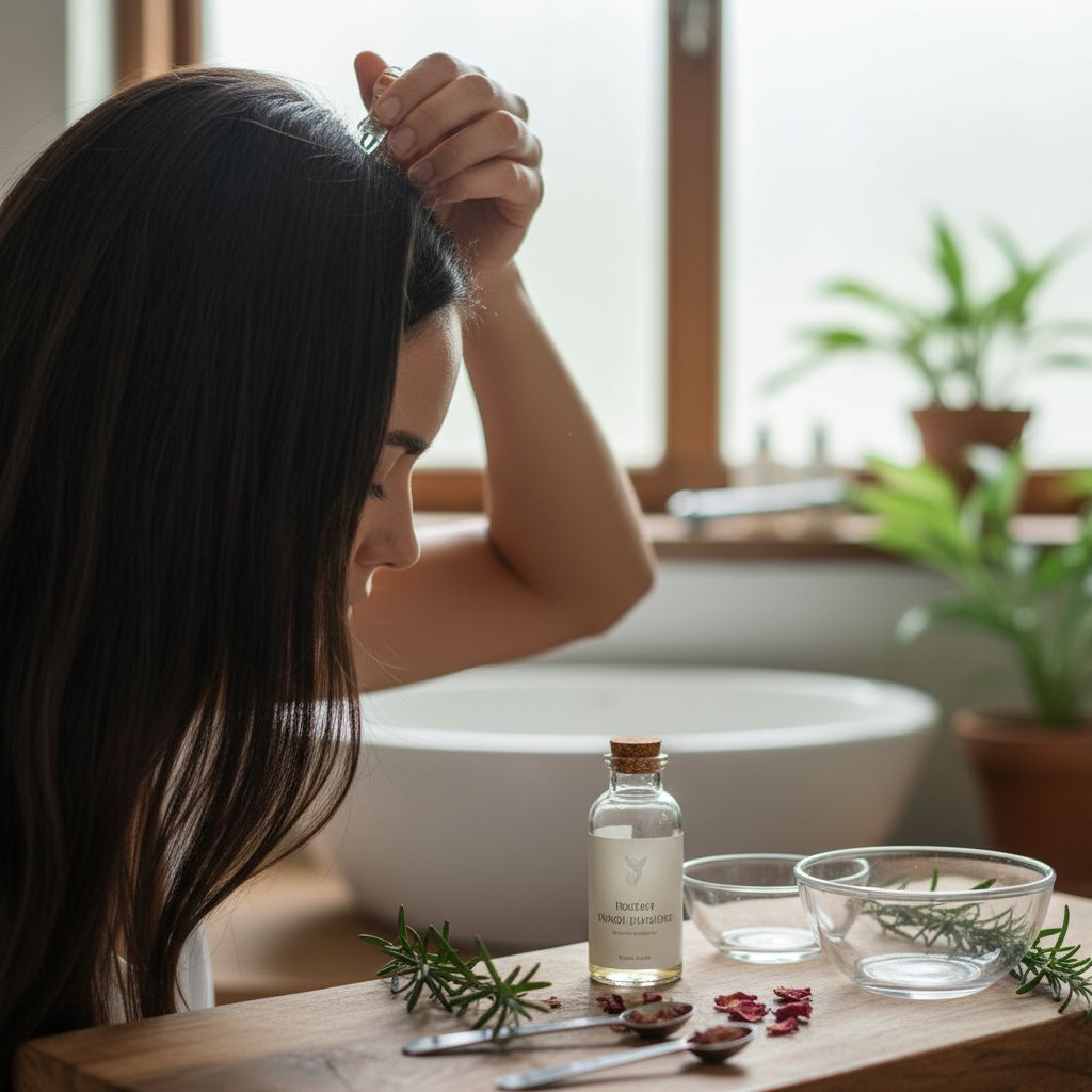 Dùng giấm MILANO chăm tóc/da đầu: tỉ lệ pha & lưu ý an toàn