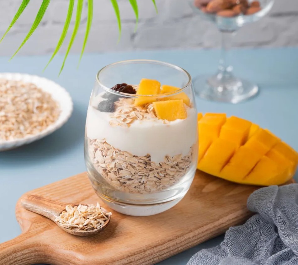 Tác dụng của yến mạch Đức Hafer Flocken trong bữa sáng Eat Clean