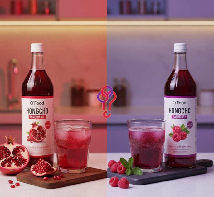 Lựu vs Mâm xôi Hongcho O’Food: Chọn hương nào cho “gu” của bạn?