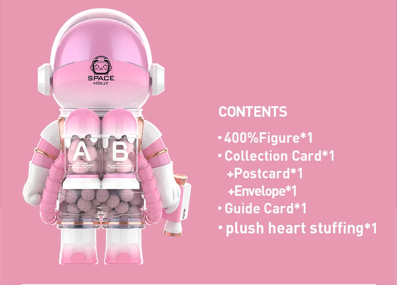Mô Hình Đồ Chơi Mega Space Molly 400% Heartfelt Words