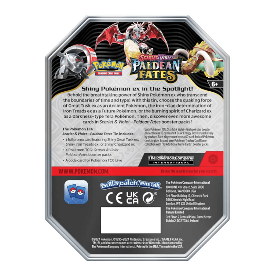 Hộp thẻ POKÉMON TCG SV 4.5 PALDEAN FATES TIN