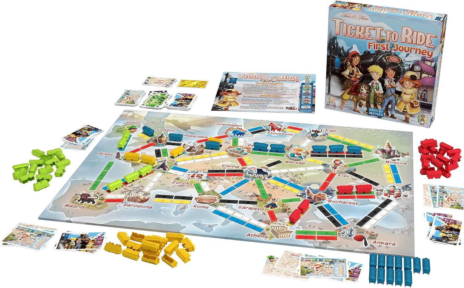 Ticket To Ride: First Journey EU - Board game Chuyến tàu vòng quanh Châu Âu