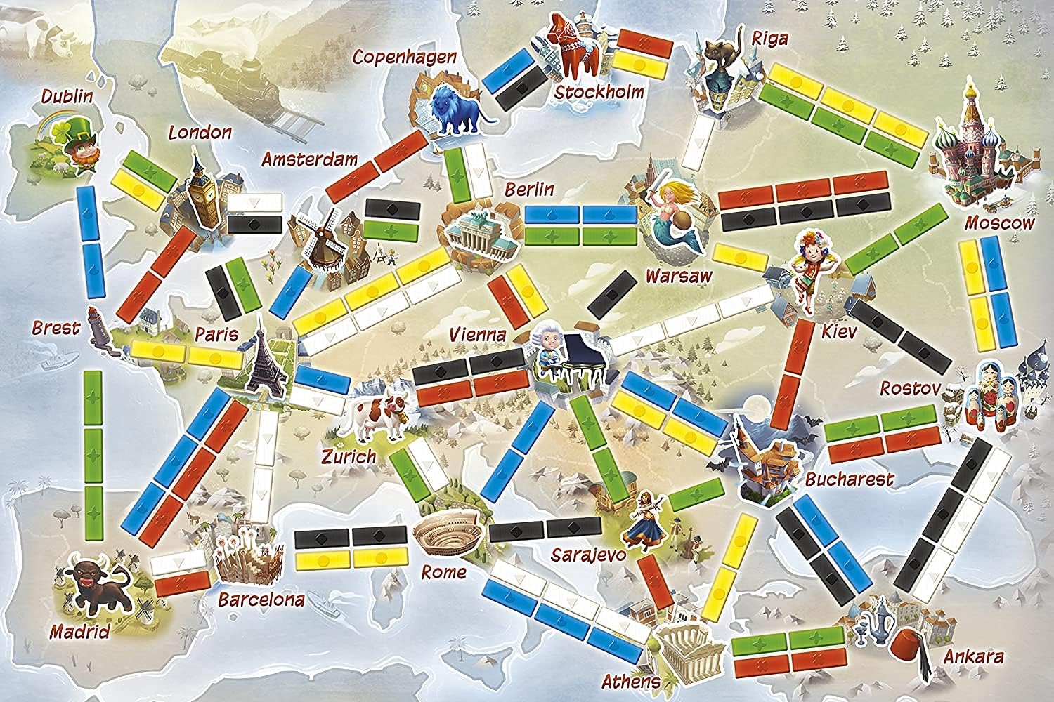 Ticket To Ride: First Journey EU - Board game Chuyến tàu vòng quanh Châu Âu