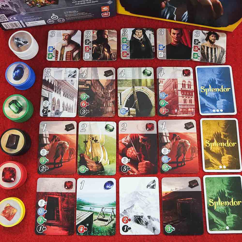 Splendor | Cờ đá quý - board game chiến thuật đỉnh cao