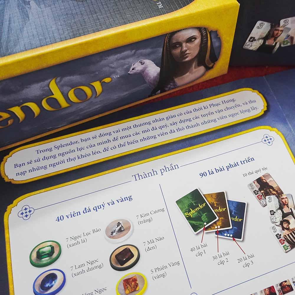 Splendor | Cờ đá quý - board game chiến thuật đỉnh cao