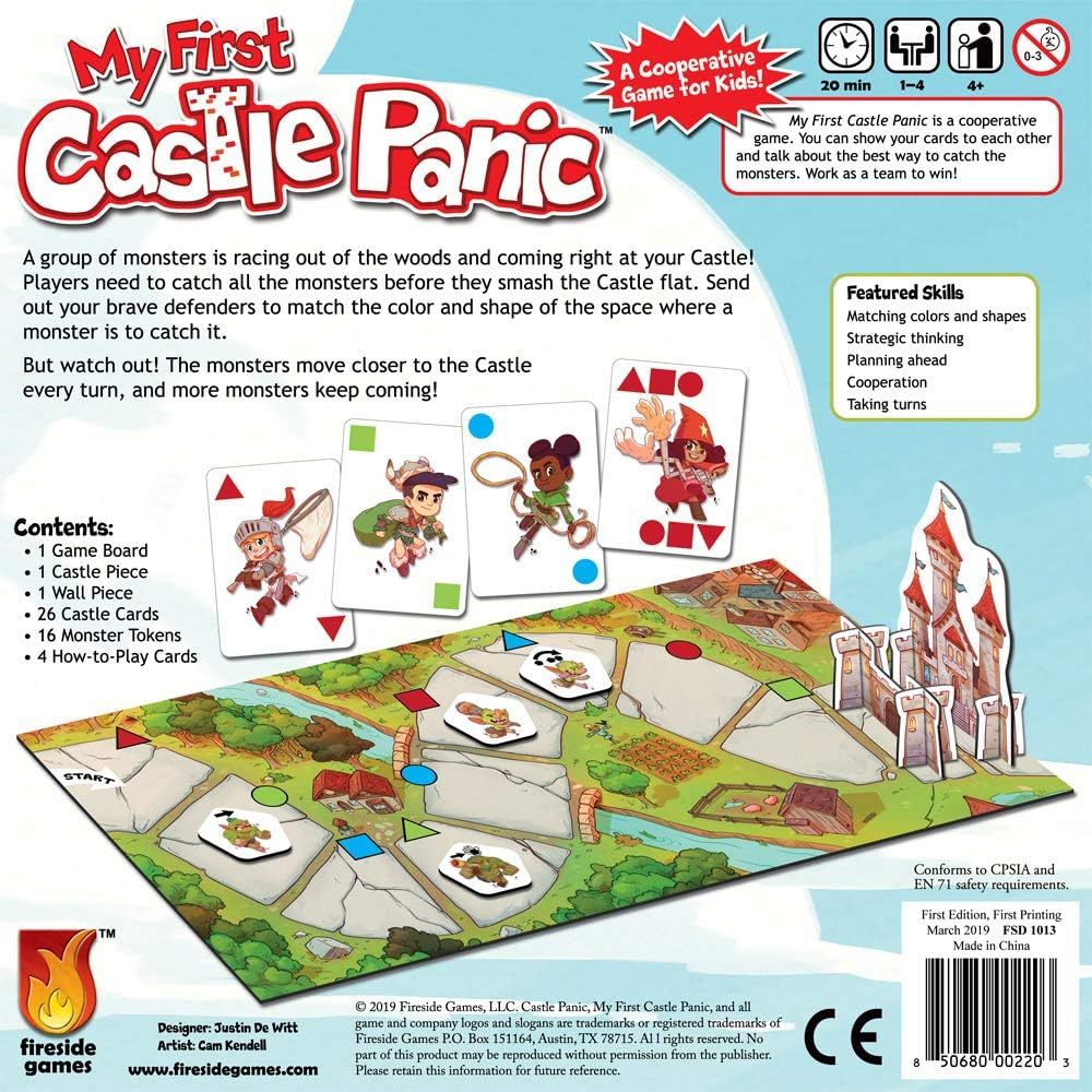 My first Castle Panic - Board game Bảo vệ Thành Cổ