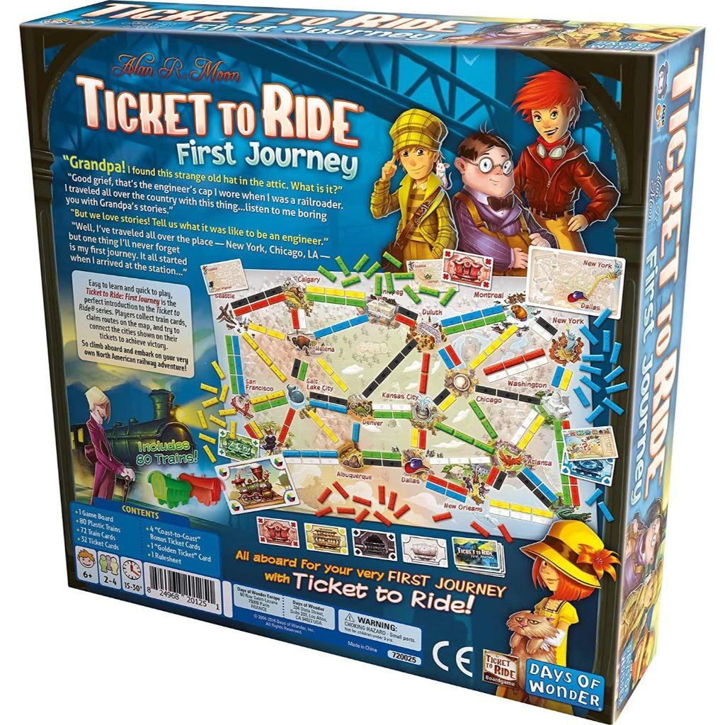 Ticket To Ride: First Journey US - Board game Chuyến tàu vòng quanh nước Mỹ