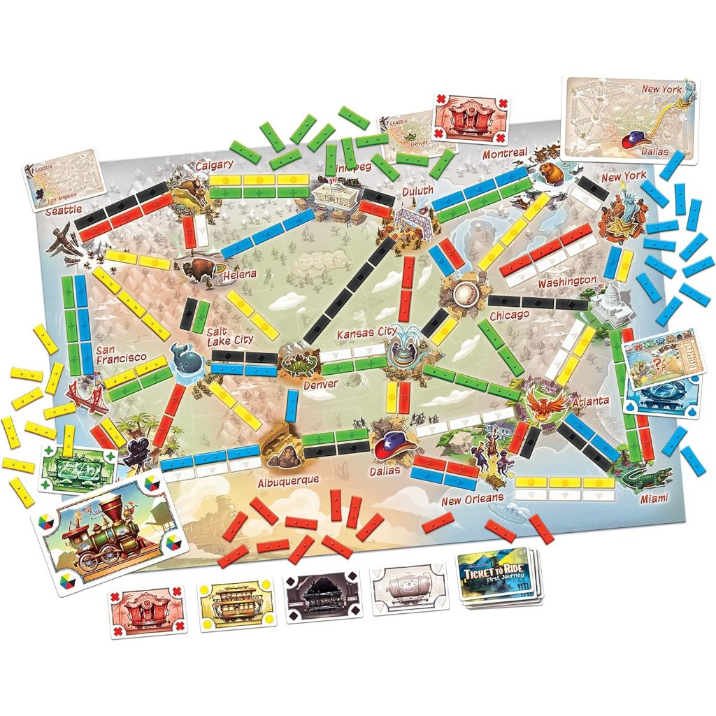 Ticket To Ride: First Journey US - Board game Chuyến tàu vòng quanh nước Mỹ