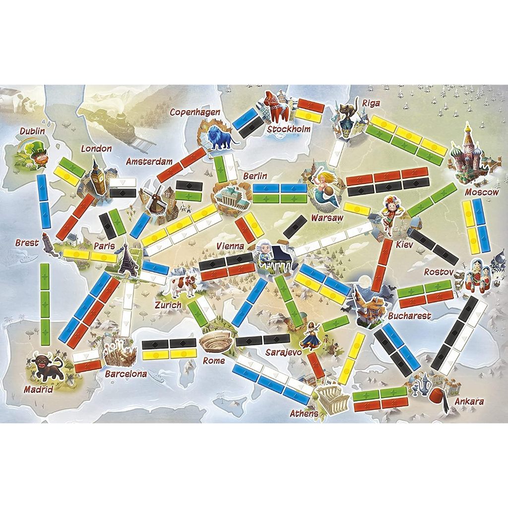 Ticket To Ride: First Journey EU - Board game Chuyến tàu vòng quanh Châu Âu