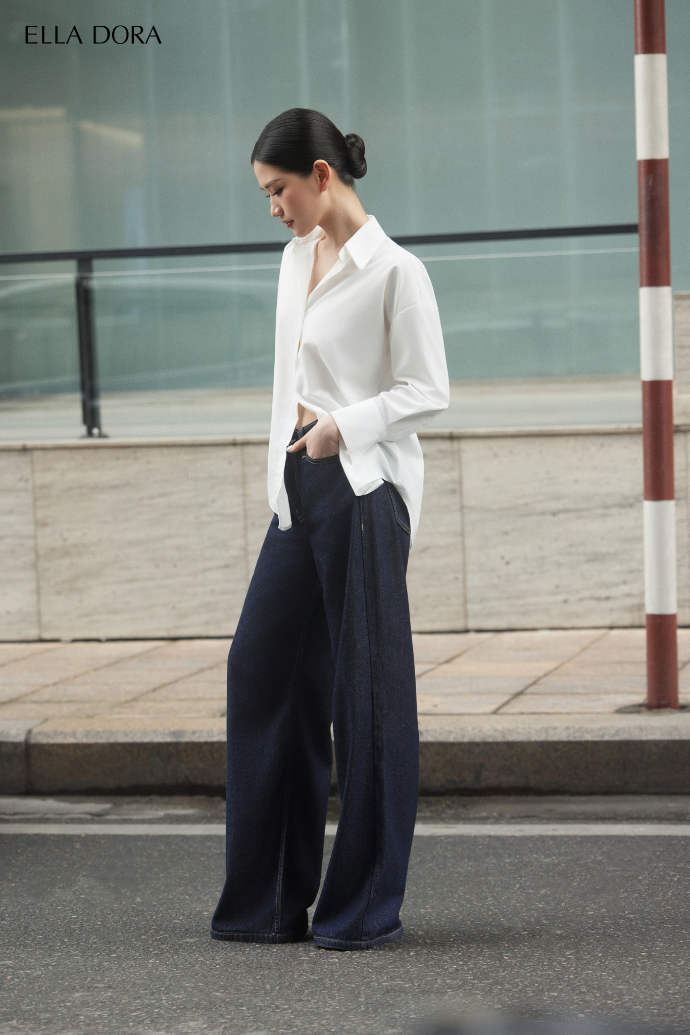 SM138LA - Áo sơ mi POPLIN cơ bản