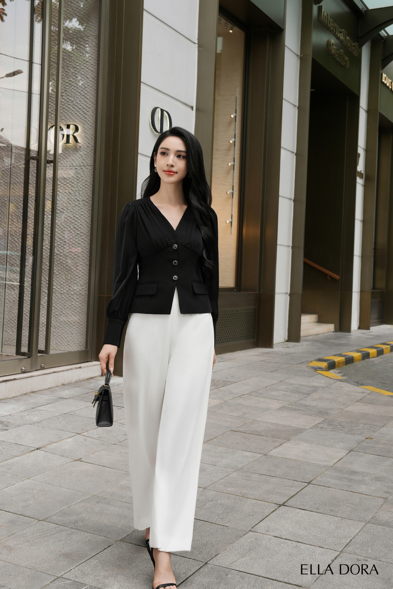 Sơ mi phối 2 nắp túi