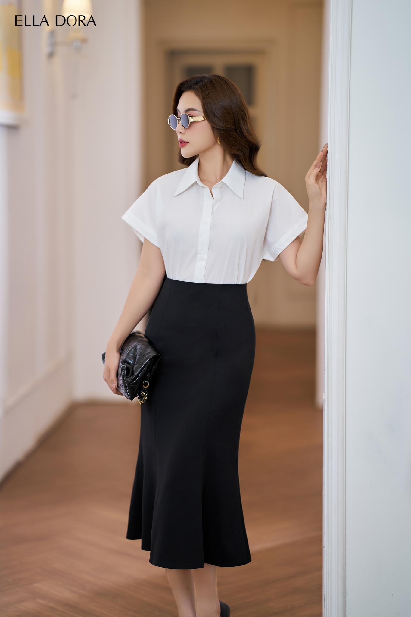 Chân váy đuôi cá cạp liền