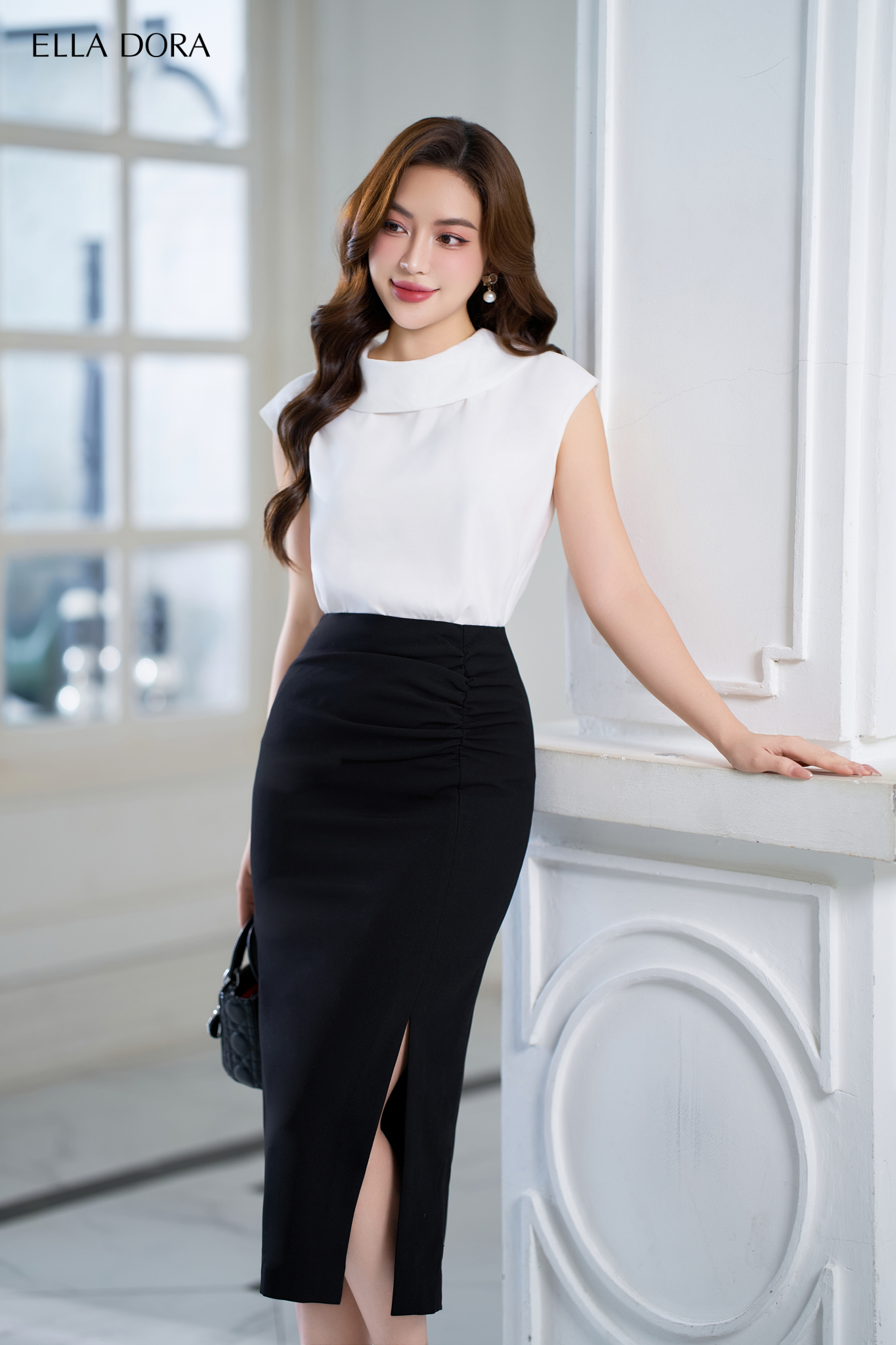 Sơ mi tơ tay hến