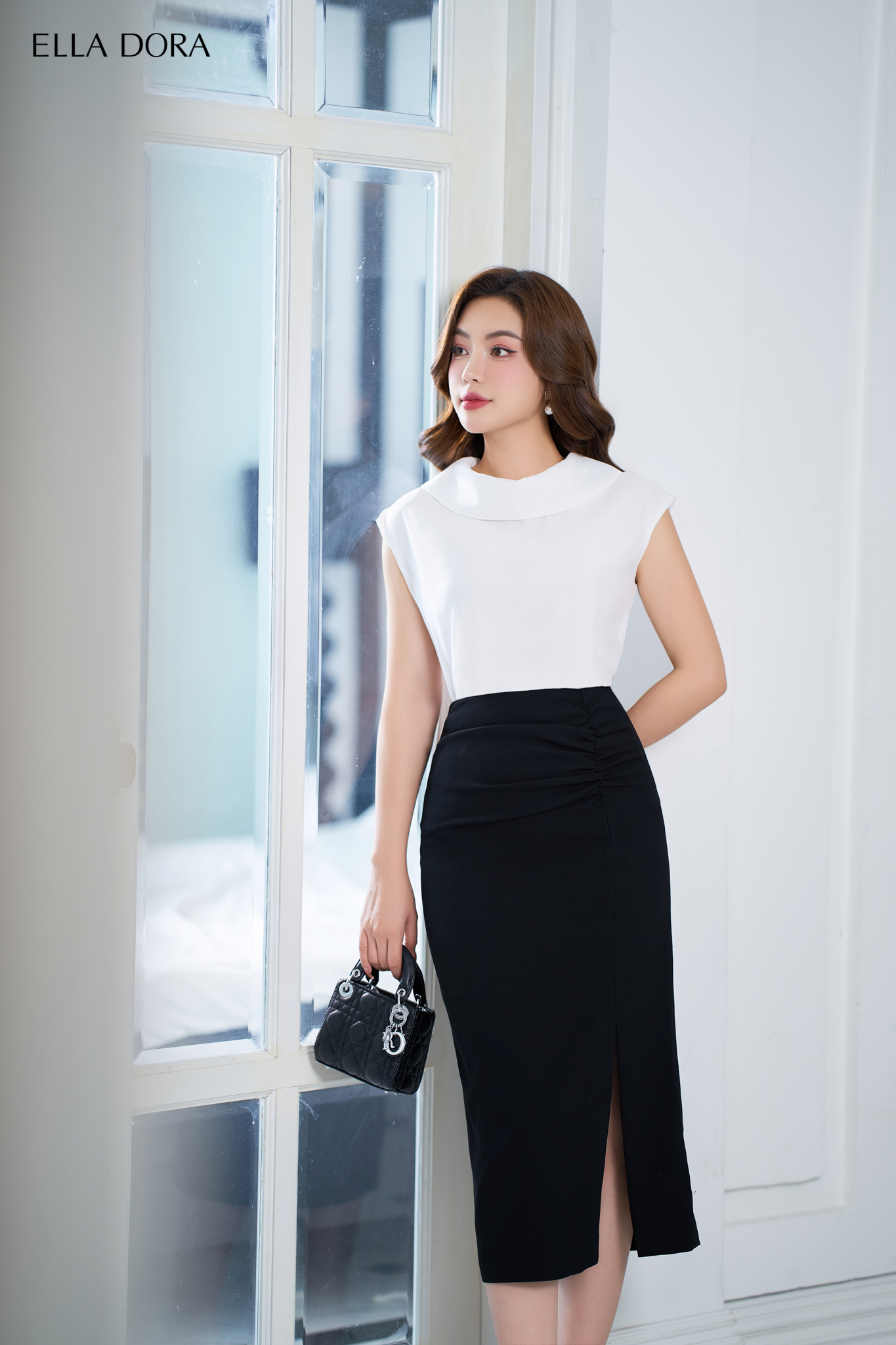 Sơ mi tơ tay hến