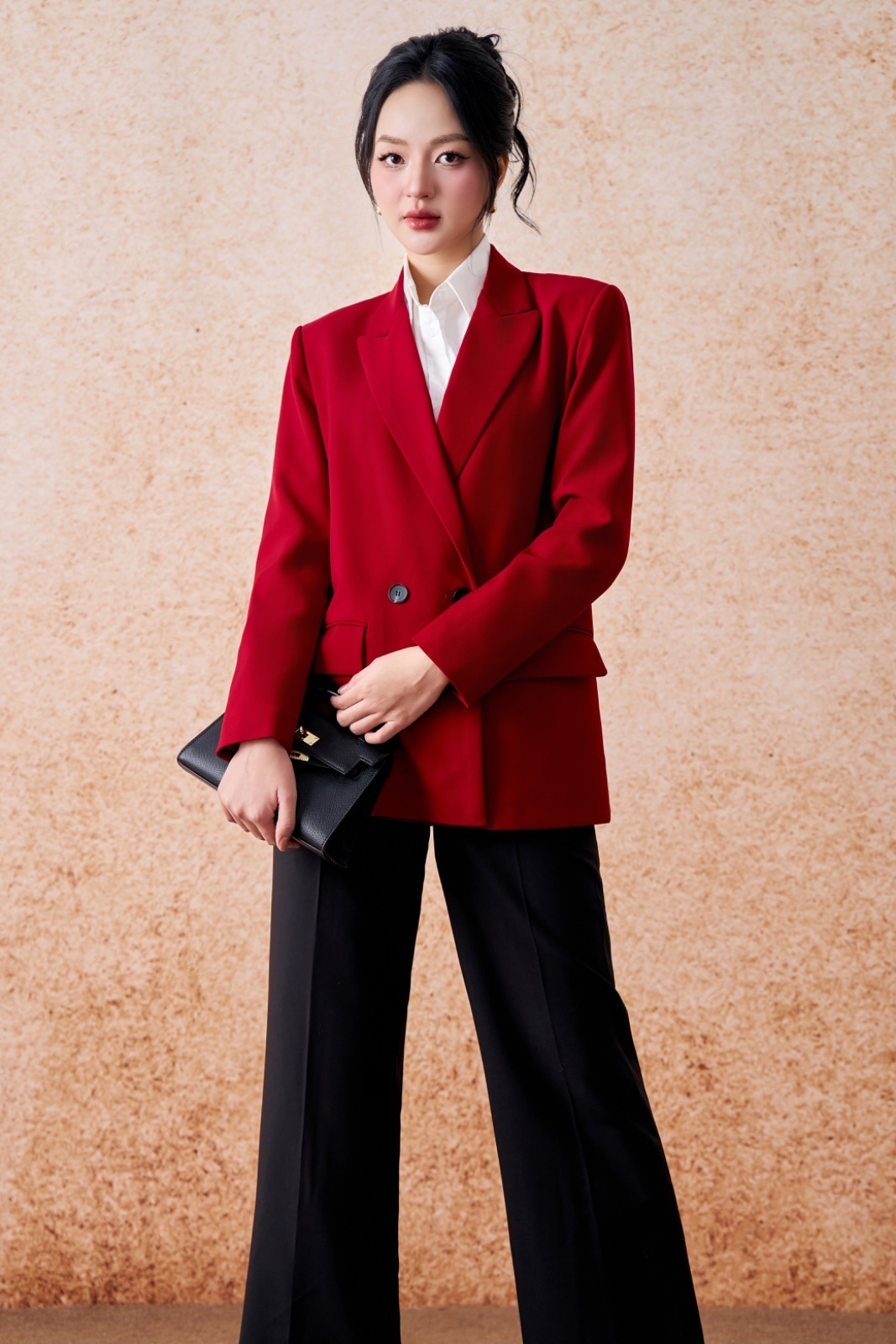 Q41LA - Quần li cạp ống loe