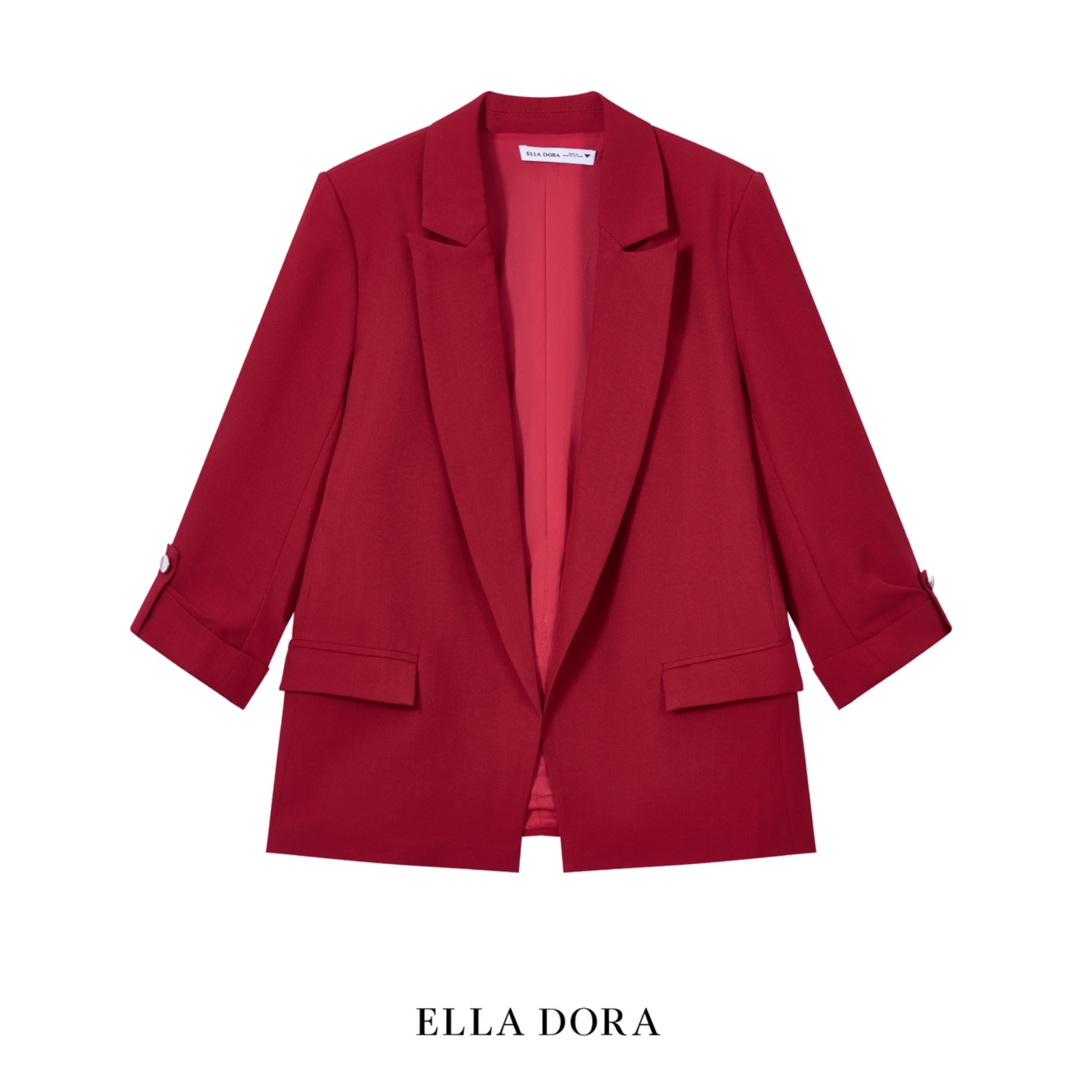 V21 - Blazer dáng suông không cúc