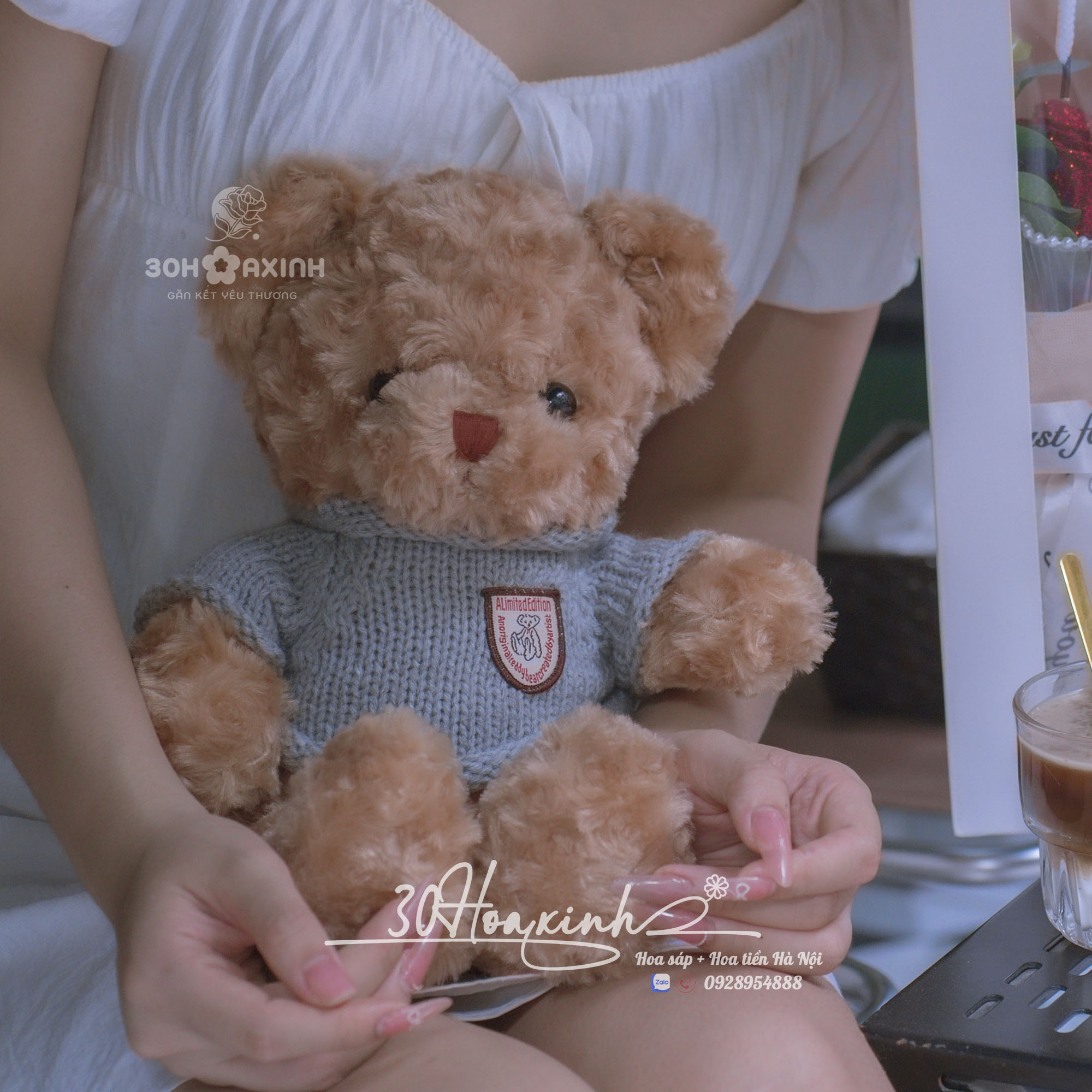 Gấu bông Teddy lông xù