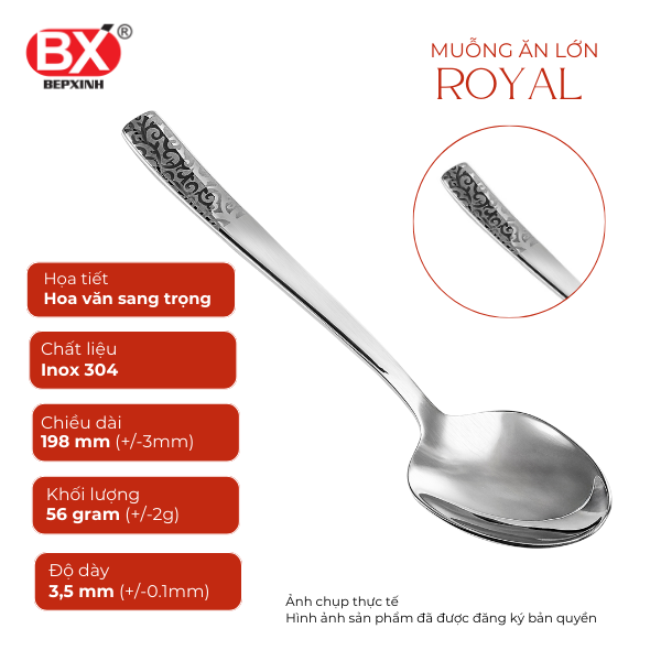 ROYAL DECO TABLE SPOON (Set 6 pieces)