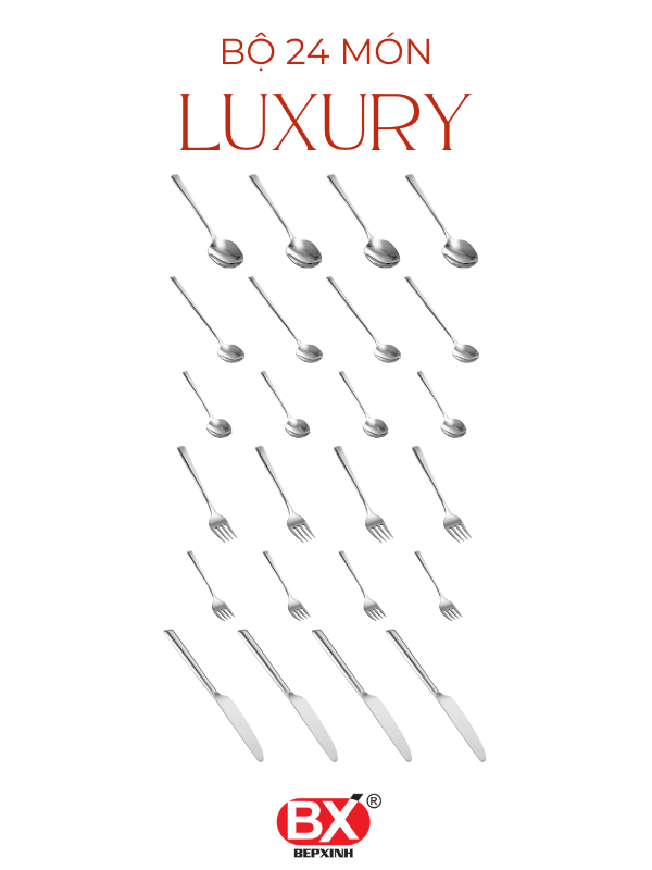 LUXURY CULTERY SET 24 (6 Items x 4 pieces)