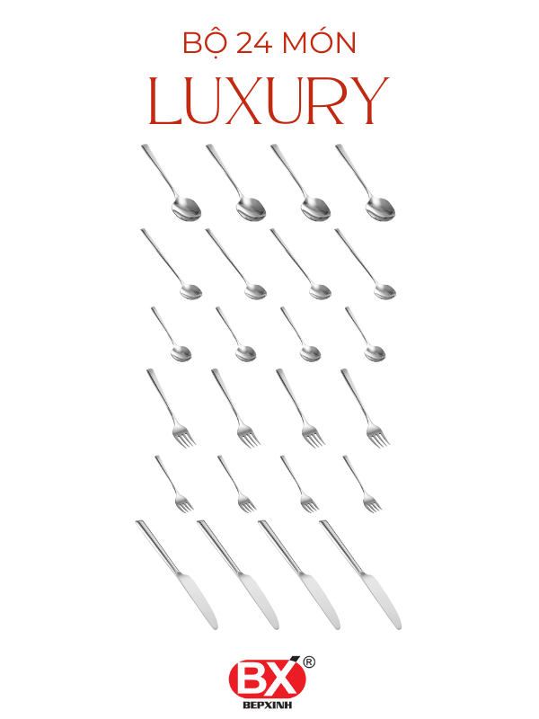 LUXE CULTERY SET 24 (6 Items x 4 pieces)