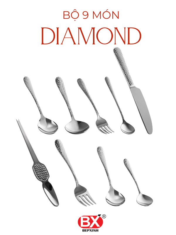 SHINE CULTERY SET 9 (9 Items x 1 piece)