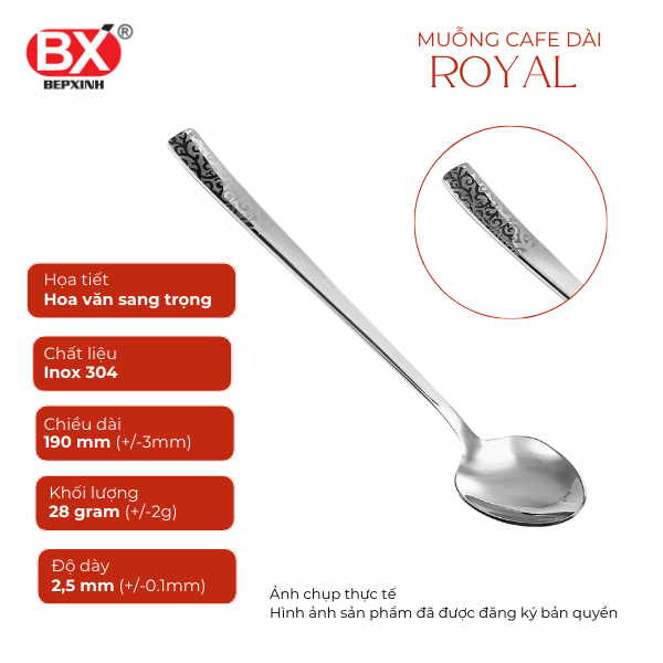 GLORY DECO LONG DRINK SPOON (Set 6 pieces)