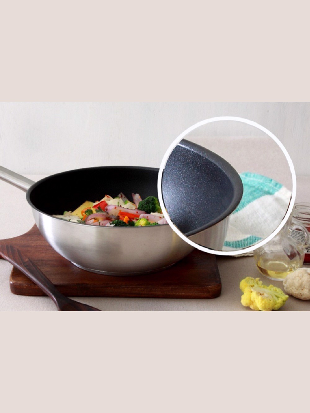 BE-HOME NON-STICK FRYING PAN 28CM