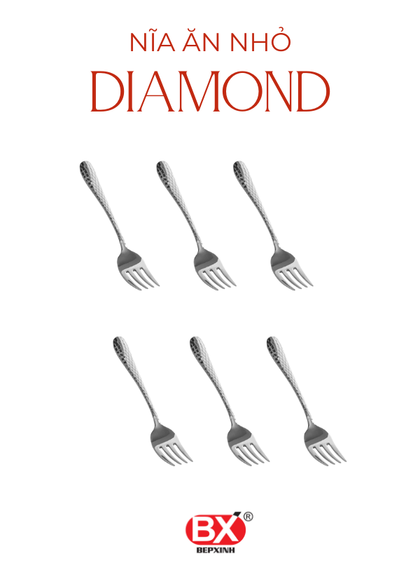 CAKE FORK SHINE (Set 6 pieces)