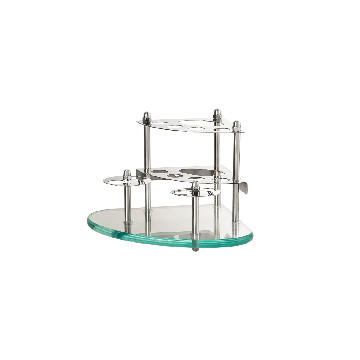 BATHROOM GLASS CORNER SHELF