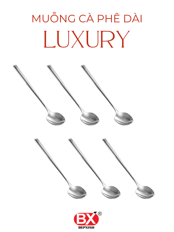 LUXE LONG DRINK SPOON (Set 6 pieces)