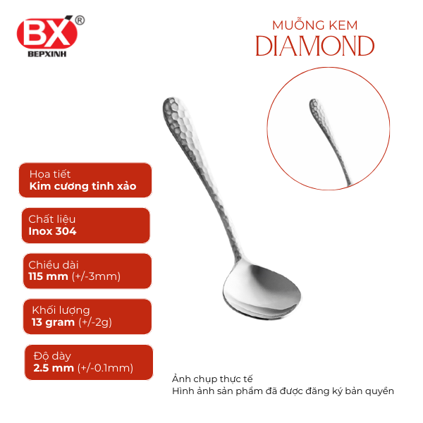 MOCCA SPOON DIAMOND (Set 6 pieces)