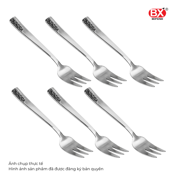 ROYAL DECO CAKE FORK (Set 6 pieces)