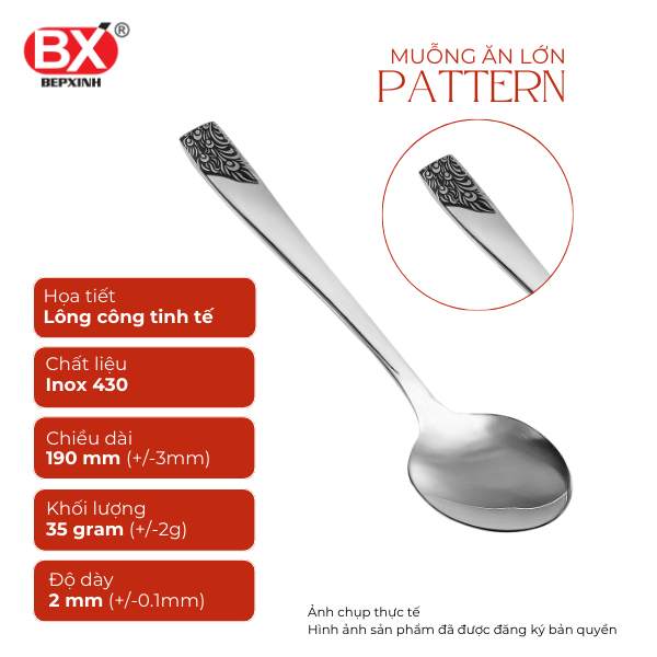 PATTERN TABLE SPOON (Set 6 pieces)