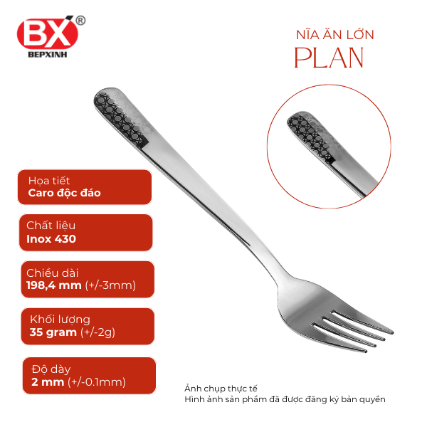 PLAN TABLE FORK (Set 6 pieces)