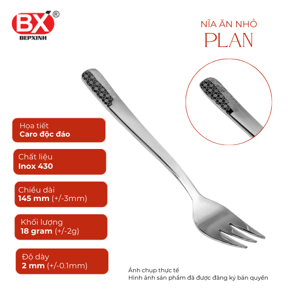 PLAN CAKE FORK (Set 6 pieces)