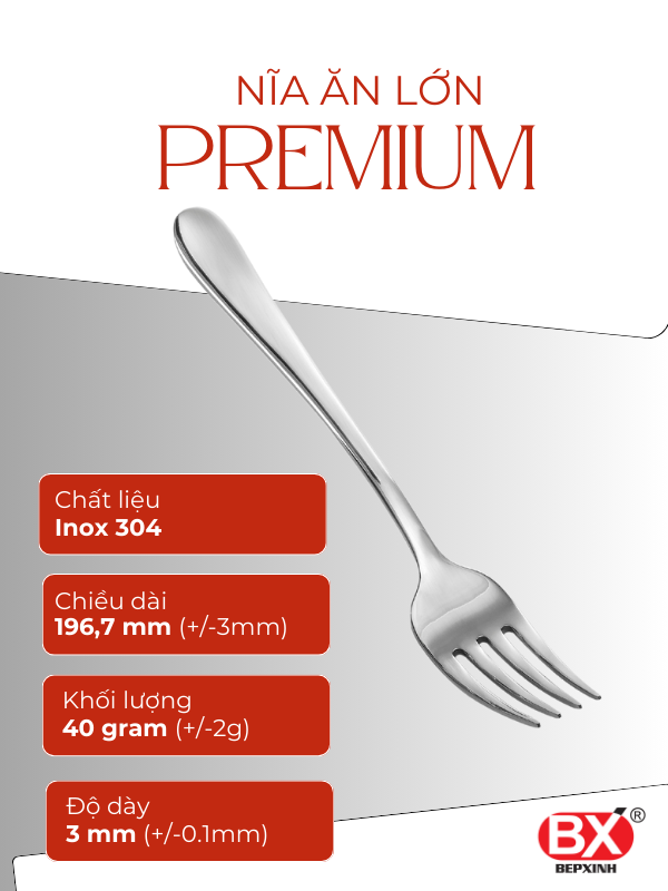 PREMIUM TABLE FORK (Set 6 pieces)