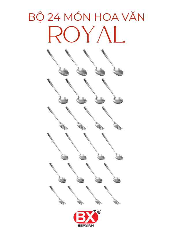 ROYAL DECO CULTERY SET 24 (6 items x 4 pieces)