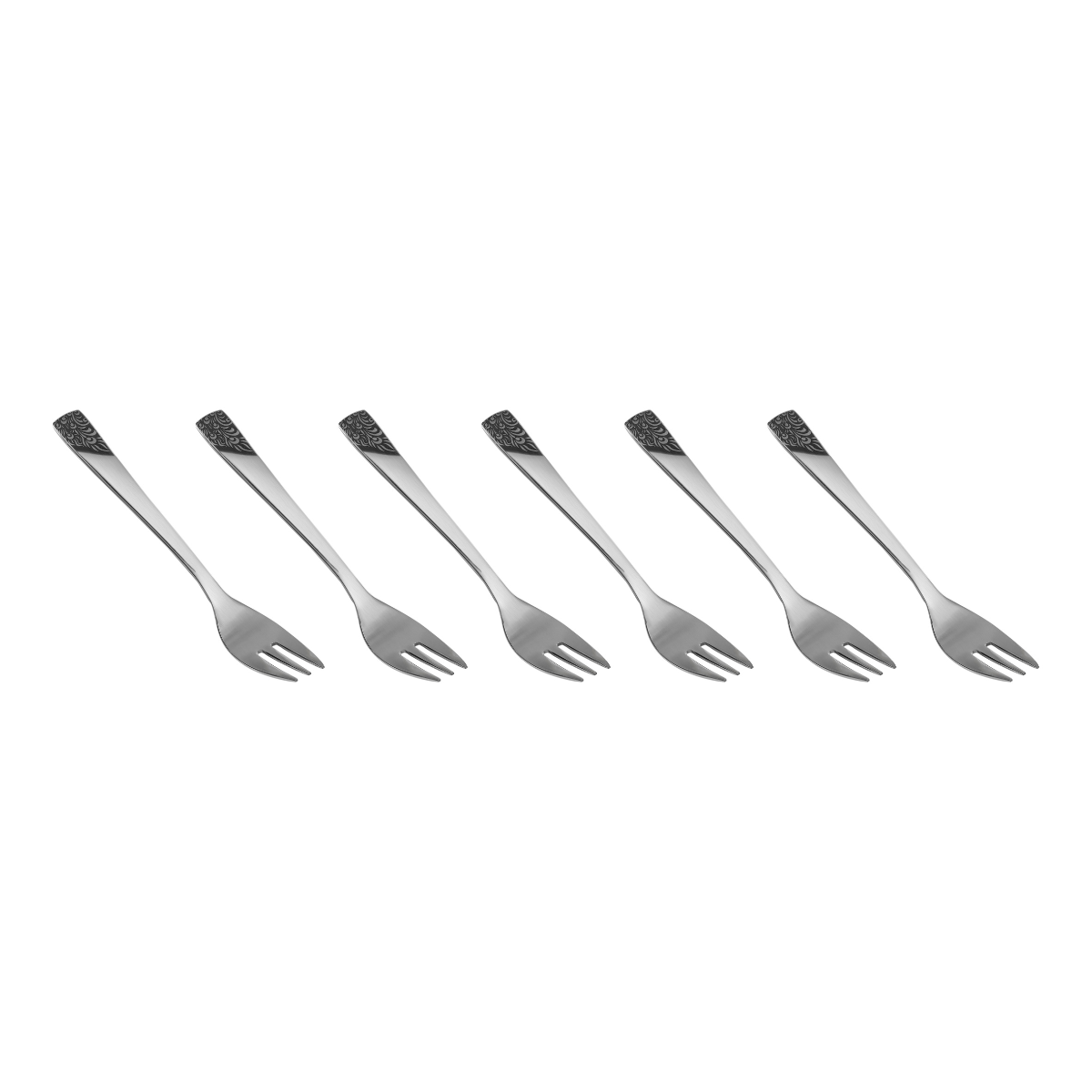 CAKE FORK PATTERN (Set 6 pieces)