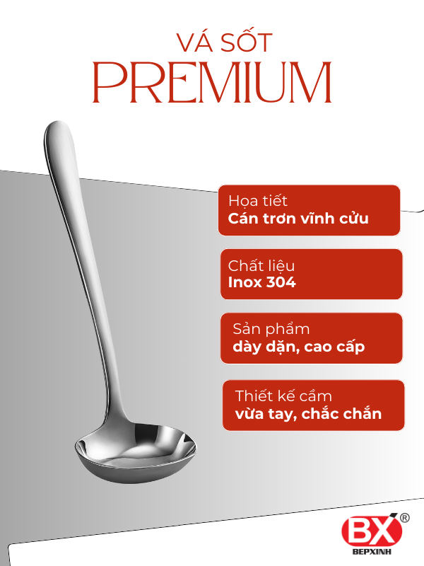 프리미엄 소스 국자 - VÁ SỐT PREMIUM (1 cái)