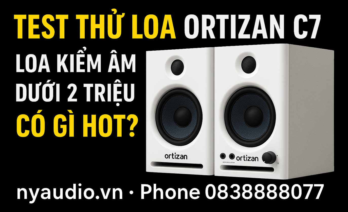 Review Loa Kiểm Âm Ortizan C7: Bluetooth 5.3, Lựa Chọn Tốt Nhất Tầm Giá Dưới 2 Triệu