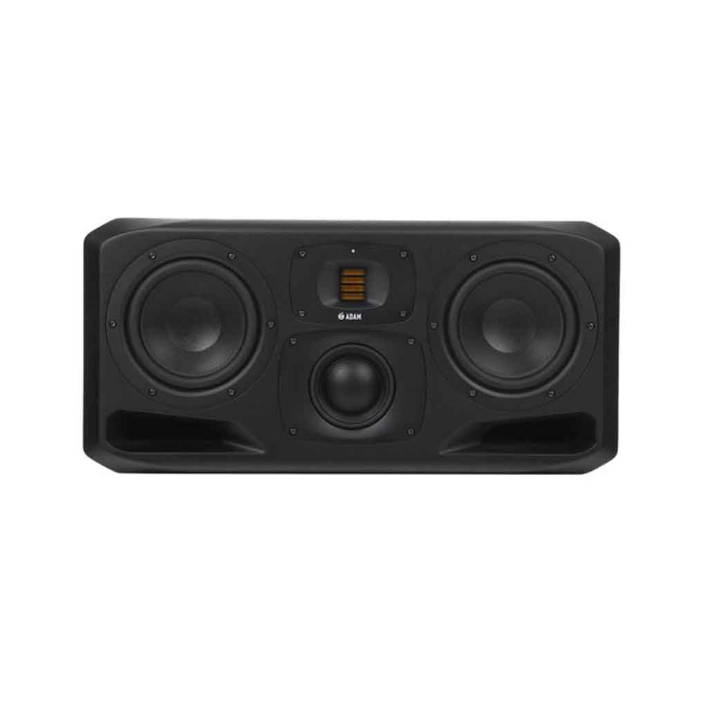 ADAM Audio S3H Dual 7 inch 3-way với có cấu trúc 3 đường tiếng – Đối xứng hoàn hảo:  🔊 2 Woofer 7 inch (hai bên): Mang lại âm trầm mạnh mẽ, tuyến tính và kiểm soát tốt. Thiết kế đặt đối xứng giúp phân bổ lực đồng đều, giảm rung chấn.