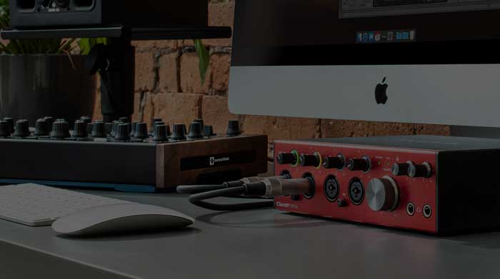 Audio interface Focusrite Clarett+ 4Pre - Chính hãng
