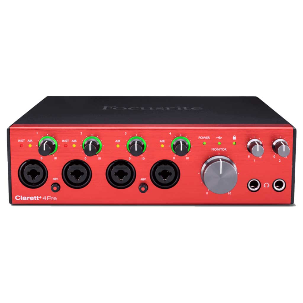Audio interface Focusrite Clarett+ 4Pre - Chính hãng