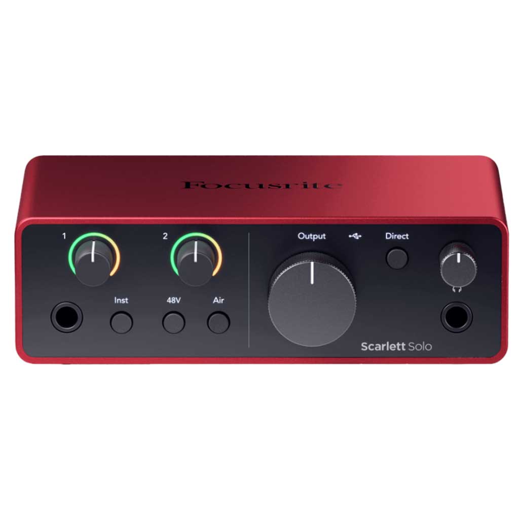 Audio Interface USB Focusrite Scarlett Solo 4th Gen - Chính hãng