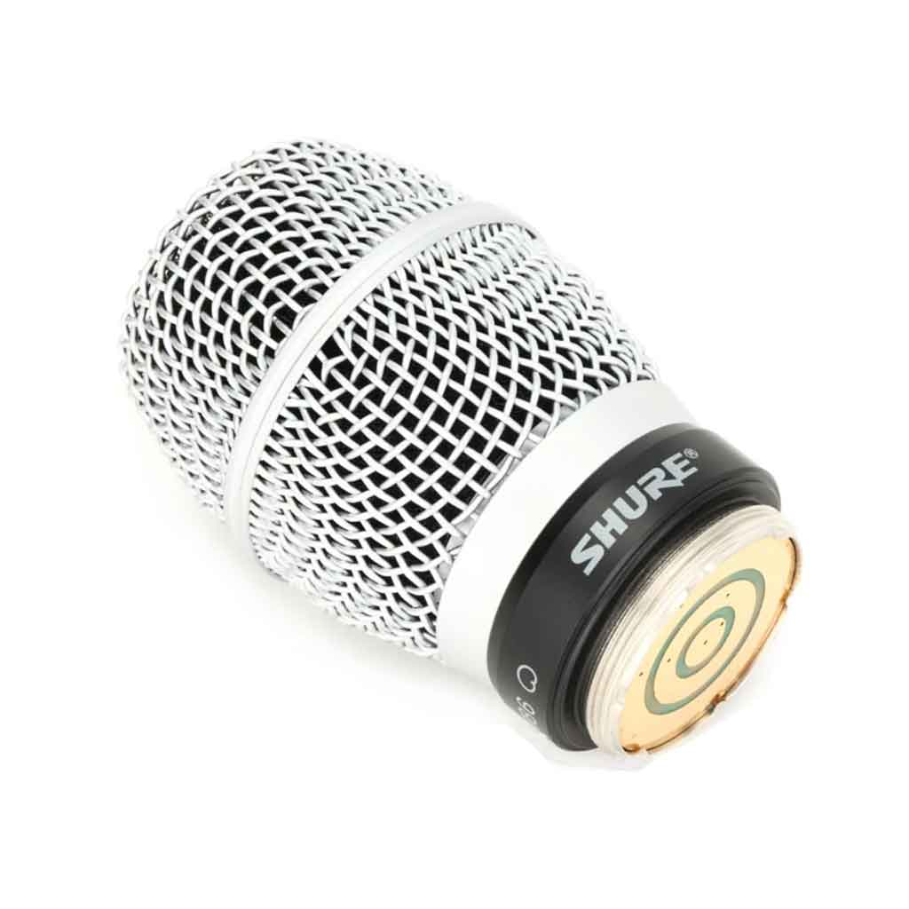 Bộ capsule thay thế Shure RPW114 sản phẩm được trang bị lưới mic Là dạng cầu hơi thuôn, thiết kế bằng kim loại bạc chắc chắn