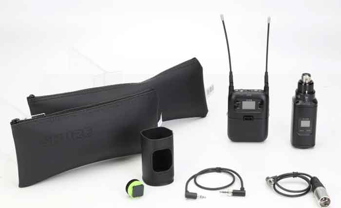 Hệ thống micro không dây Shure SLXD15/DL4B Hệ thống micro không dây Shure SLXD15 hình đang được mô tả chi tiết chọn bộ sản phẩm đang được đặt trong khoảng không nền trắng 