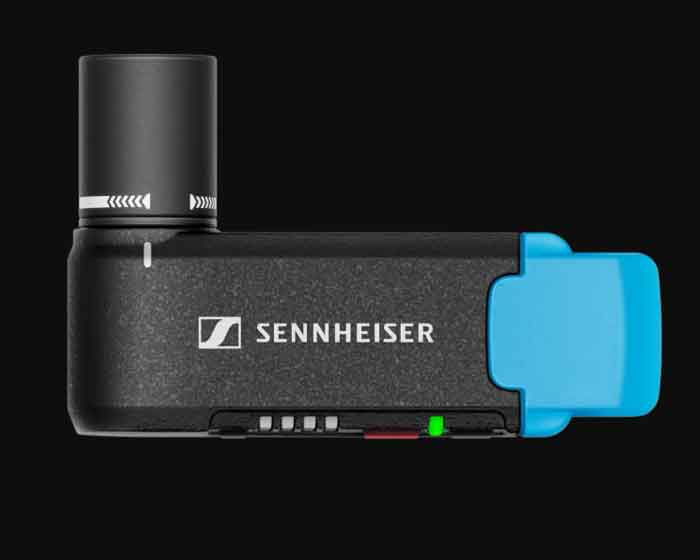 Bộ thu không dây Sennheiser EKP AVX với thiết ké nhỏ gọn bin trâu mang lại thời gian hoạt động lên đến 4-6 giờ liên tục