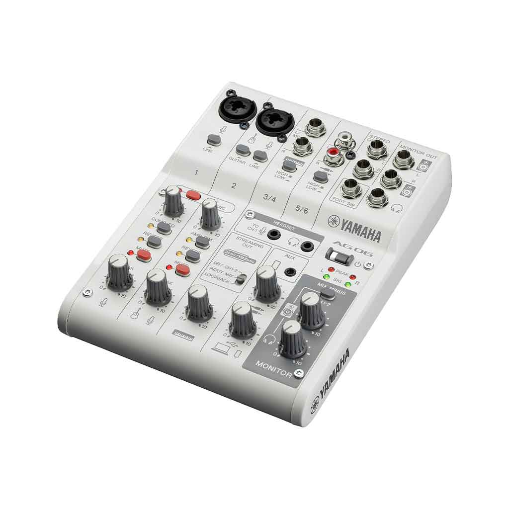 Bộ trộn âm thanh 6 kênh Yamaha AG06 Mk2 | Chính hãng - Trả góp 0%