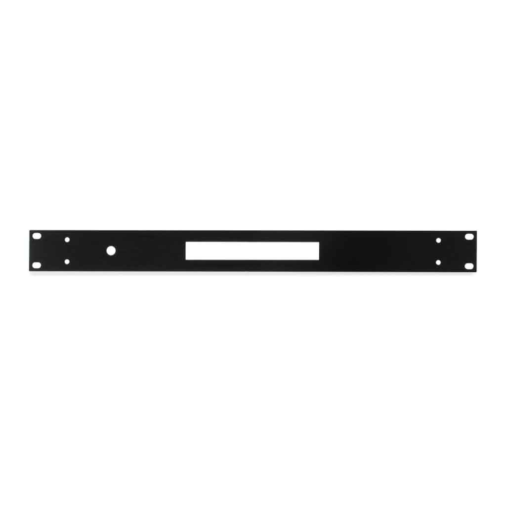Dangerous Music 2-BUS-LT-BP Replacement Panel, Ebony với cửa sổ LED hoặc nhãn kênh (ở giữa): Trung tâm có một ô hình chữ nhật dài, viền trắng – nơi hiển thị các nhóm kênh 1-2, 3-4,... đến 15-16.